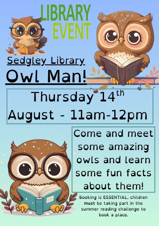 Sedgley Library - Owl Man